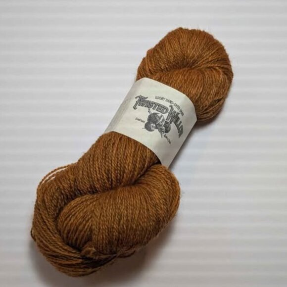 twisted willow Other - 1 Skein Twisted Willow Cobblestone Fingering Weight Yarn in Persimmon